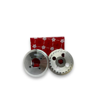 CENTRO Y PLATO EMBRAGUE "CROWN" (4 POSTES) AKT-125/CG-125/XL-125/185S/GL