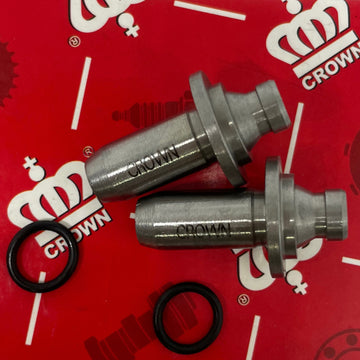 GUIA VALVULA X 2 PCS "CROWN" (CON ORING) DYNAMIC-R