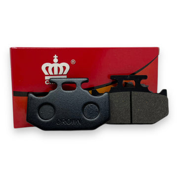 PASTILLAS DE FRENO TRAS "CROWN" "SEMI-METALIZADAS" XTZ-250/FZ-25 TRAS/KDX-125 TRAS/DR-650 TRAS