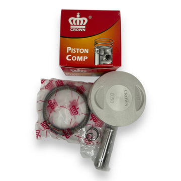 KIT PISTON 0.50 "CROWN" "TIPO ORIGINAL" AKT-150/TT (MODELO VIEJO) (PASADOR 15MM)