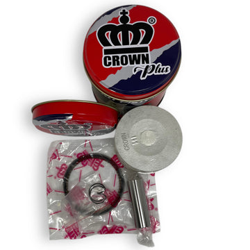 KIT PISTON 0.75 "CROWN" "TIPO ORIGINAL" ECO DELUXE/SPLENDOR NXG/WAVE100/CD100