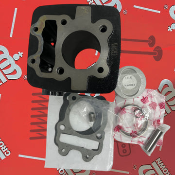 KIT CILINDRO (COLOR NEGRO) "CROWN" BOXER CT100 TEC/BOXER CT S1D/BOXER BM100/PLATINO