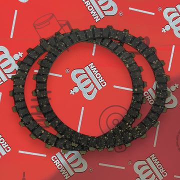 KIT DISCOS CLUTCH X 2 PCS "CROWN" 24T CRYPTON-115