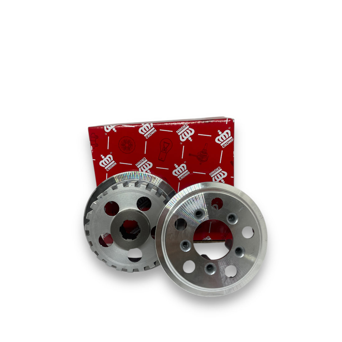 CENTRO Y PLATO EMBRAGUE "CROWN" (5 POSTES) AKT-125 EVO