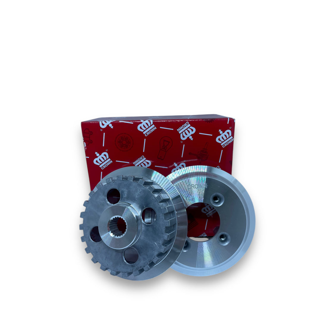 CENTRO Y PLATO EMBRAGUE "CROWN" WAVE-110