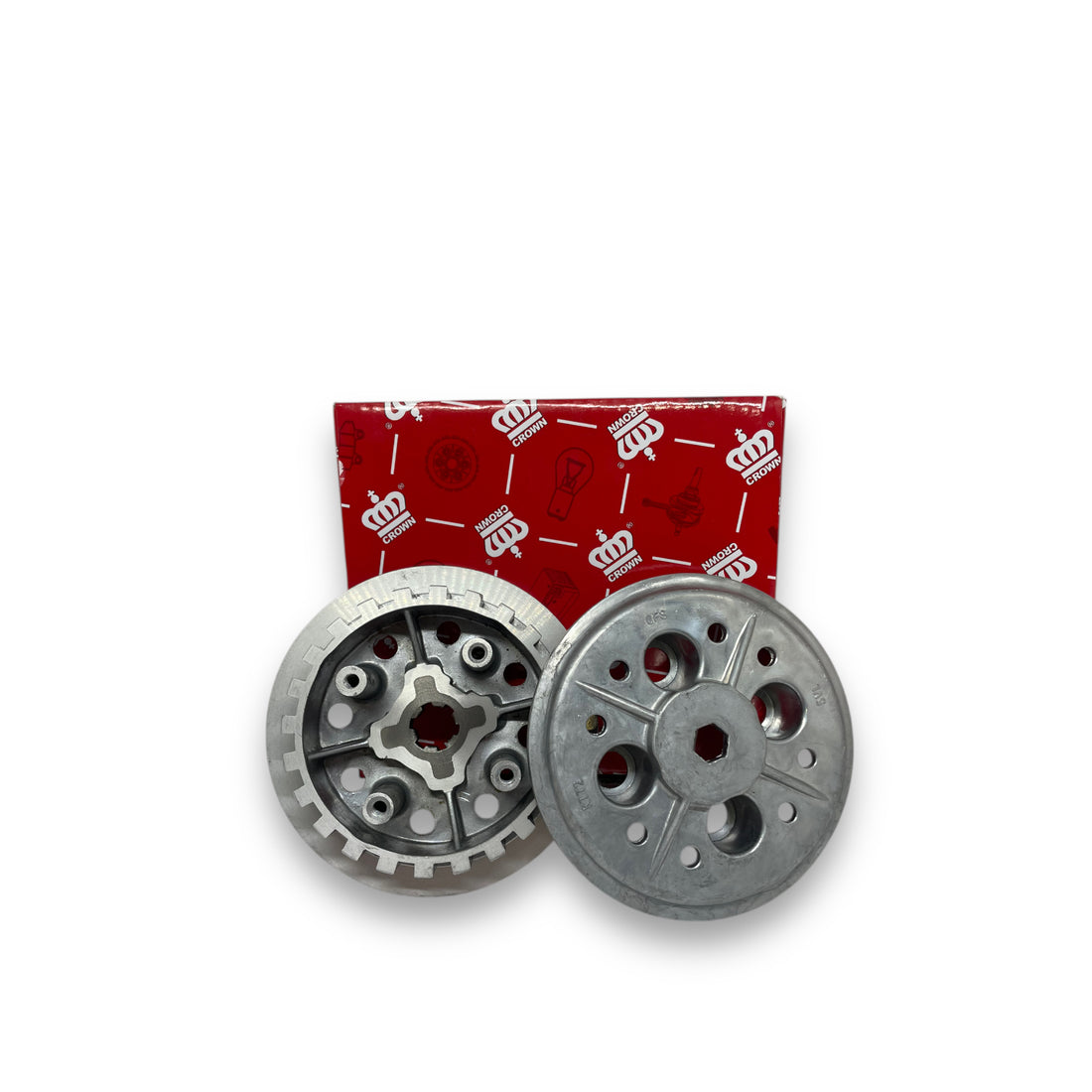 CENTRO Y PLATO EMBRAGUE "CROWN" (4 DISCOS TIPO XL) LIBERO-125/YBR-125 ESD/XTZ-125 M.N