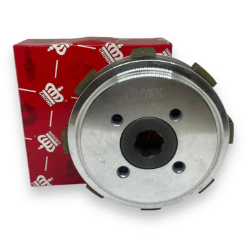 CENTRO Y PLATO EMBRAGUE COMPLETO "CROWN" AKT-125/CG-125/XL-125/185S/GL