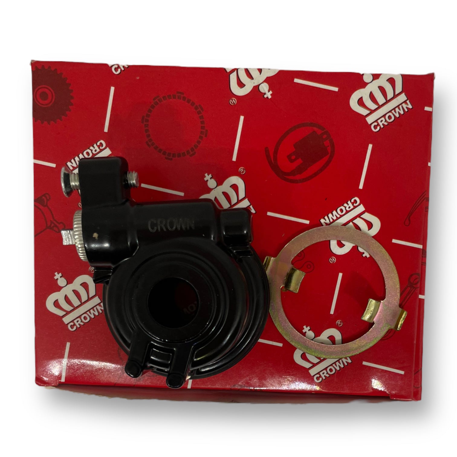 CONJUNTO PIÑON VELOCIMETRO (NEGRO) "CROWN" AKT-125SL/NKD-R