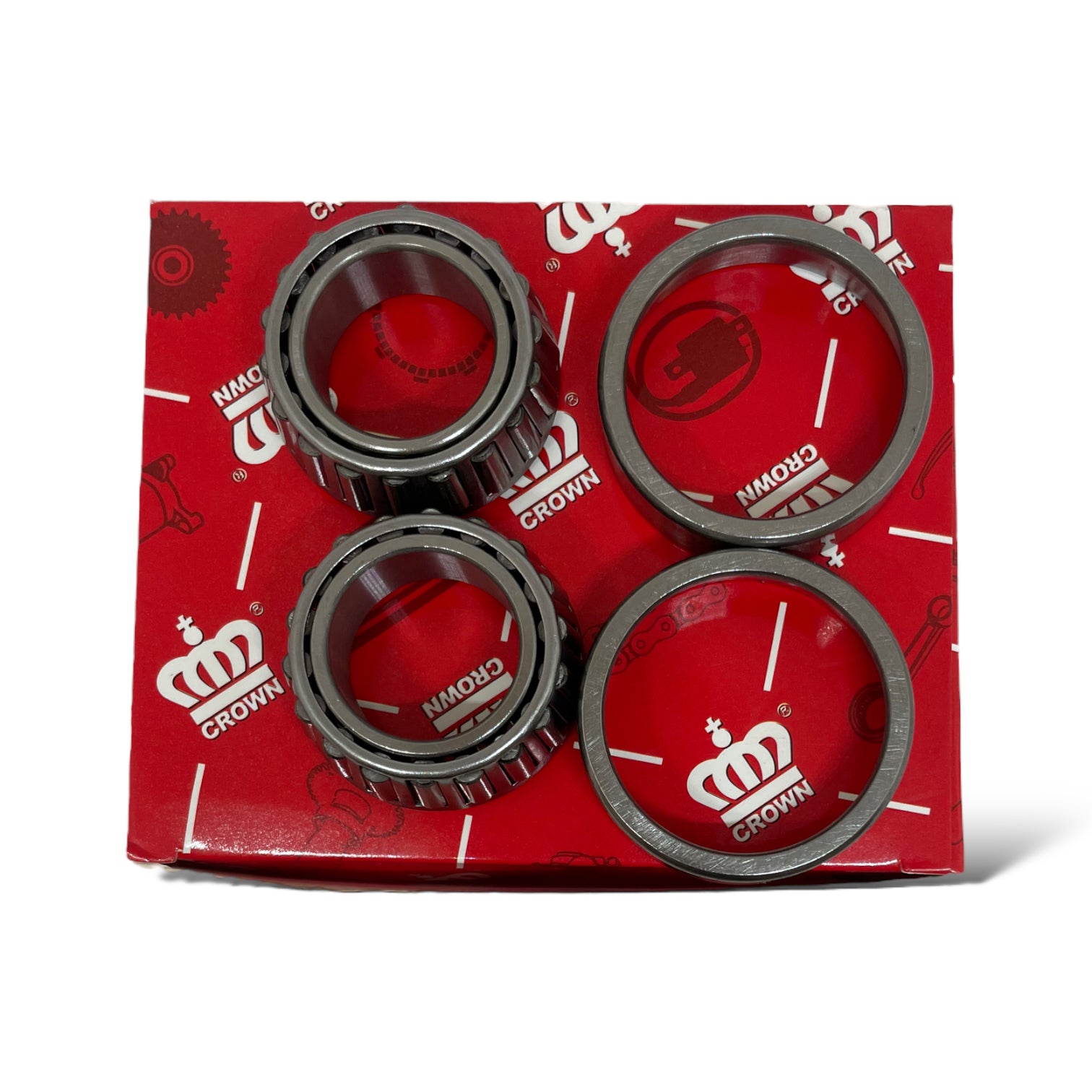KIT CUNAS DIRECCION (RODILLO) "CROWN" NXR-125/XLR-125/XR-125L/BRIO/XR-150L/XL-200