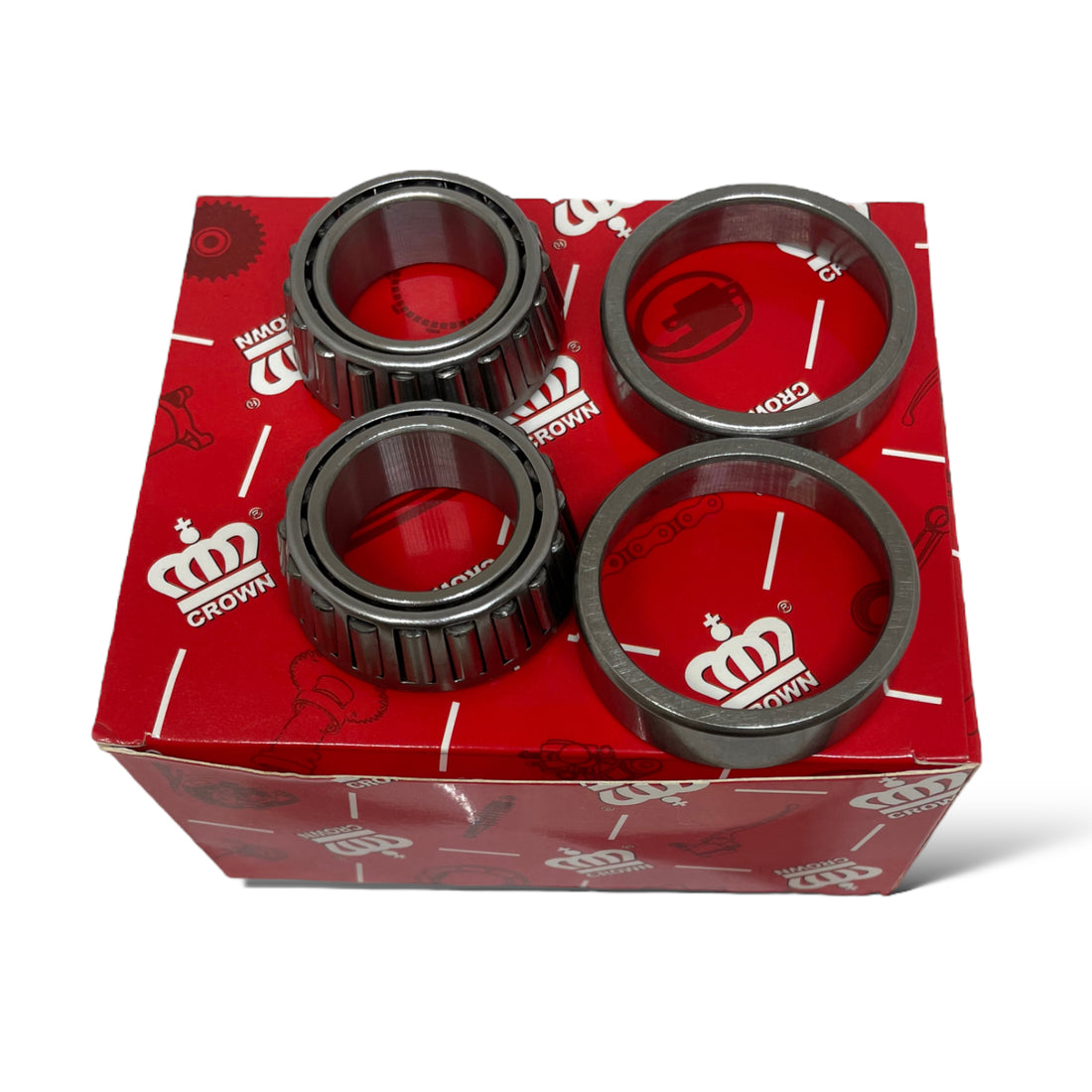 KIT CUNAS DIRECCION (RODILLO) "CROWN" NXR-125/XLR-125/XR-125L/BRIO/XR-150L/XL-200