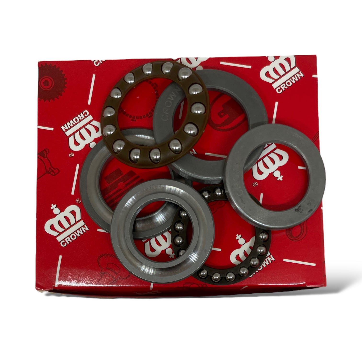 KIT CUNAS DIRECCION "CROWN" LIBERO-110/RX-115/DT125K/FZ16 /CRYPTON/BWS