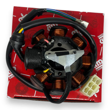 ESTATOR DE BOBINAS (8 NUCLEOS) "CROWN" AKT-125/150-EVO/TT/TTR