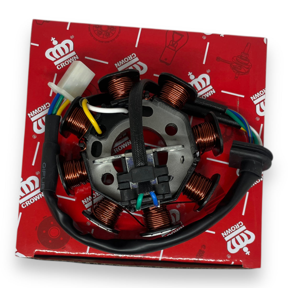 ESTATOR DE BOBINAS (8 NUCLEOS) "CROWN" VIVA-115