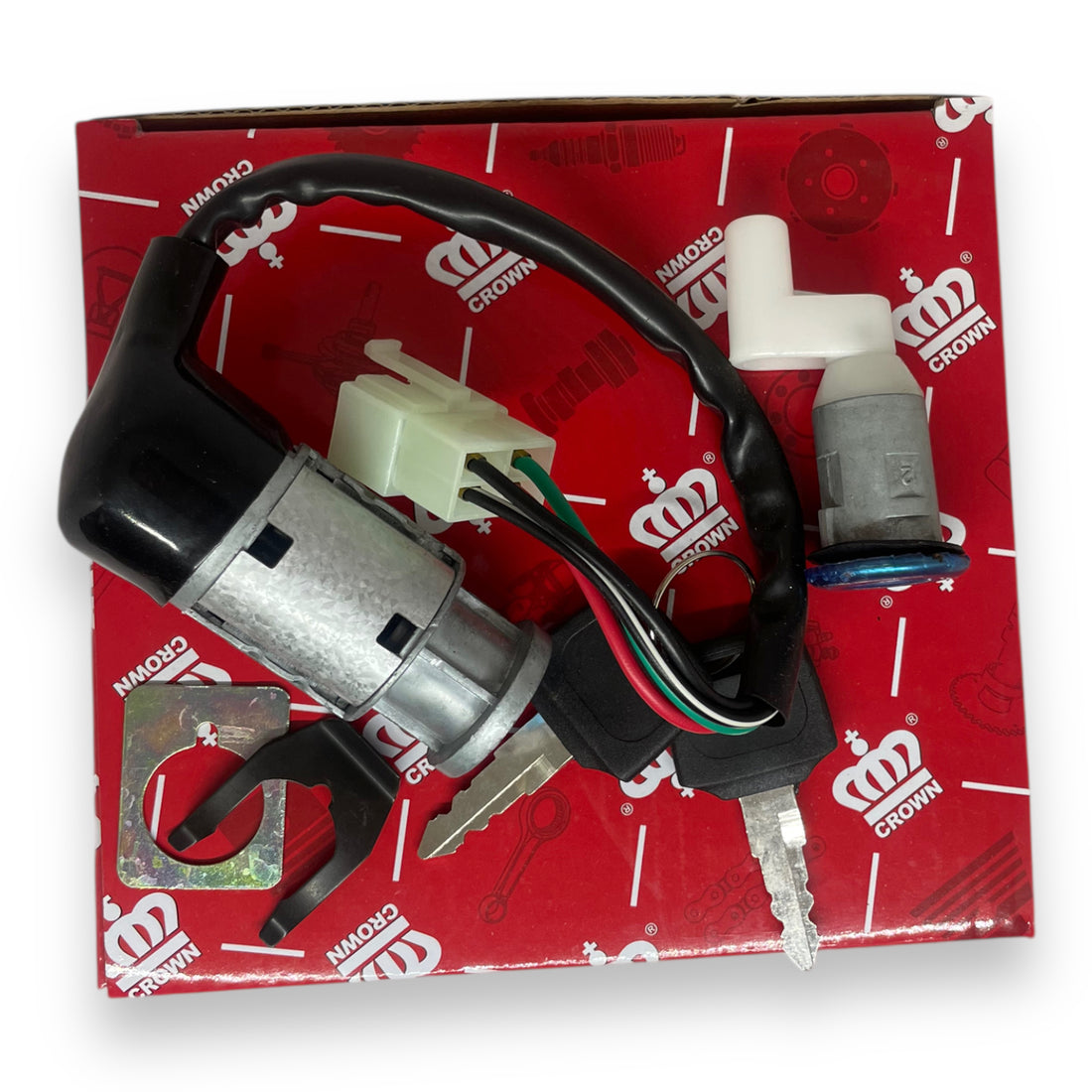 SWITCHE DE ENCENDIDO "CROWN" CON SEGURO DE COJIN "CROWN" AKT-110