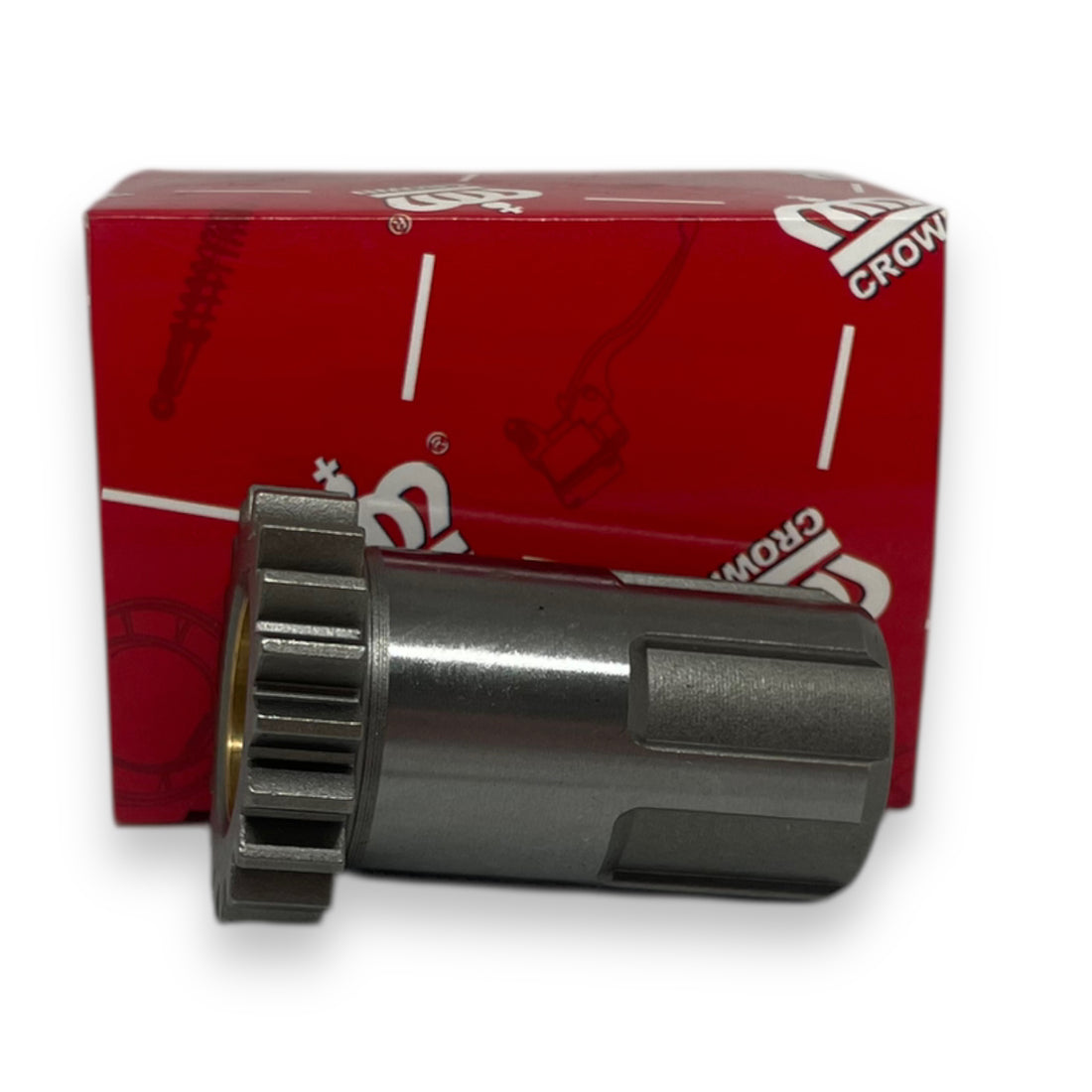 PIÑON CRANK CLUTCH (19T) "CROWN" AKT-125/TT-125/EVO-125