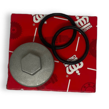 TAPA VALVULA CON O´RING (BOLSA X2) "CROWN" C70ZC/ECO DELUXE/NXG/WAVE-100/BIZ-100/AK-110