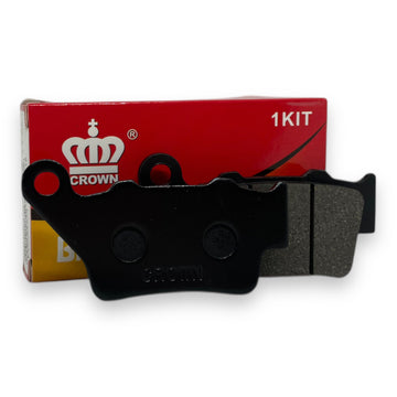 PASTILLAS DE FRENO TRAS "CROWN" "SEMI-METALIZADAS" PULSAR 150NS-200NS/DOMINAR-400/BWS-125 FI
