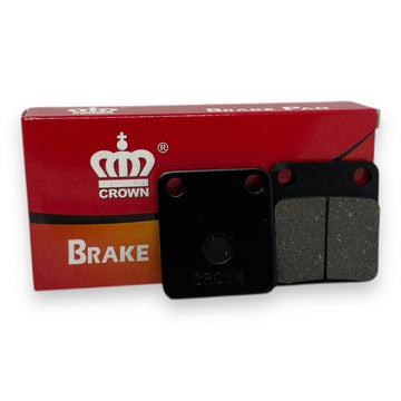 PASTILLAS DE FRENO DEL "CROWN" "SEMI-METALIZADAS" DR-200/AKT-180XM TRAS/KLX-150 TRAS/GL-145