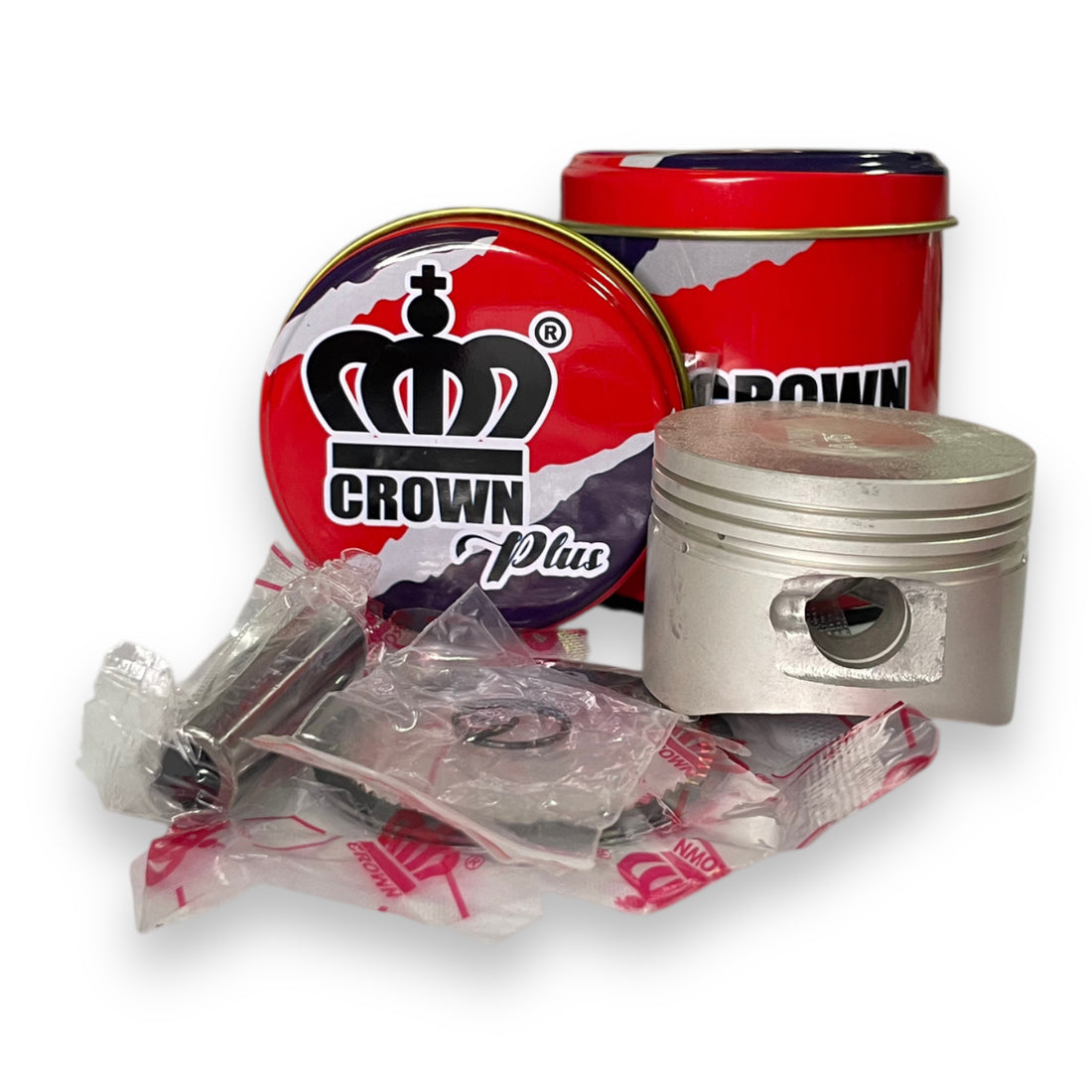 KIT PISTON 0.75 "CROWN" "TIPO ORIGINAL" AKT-110S