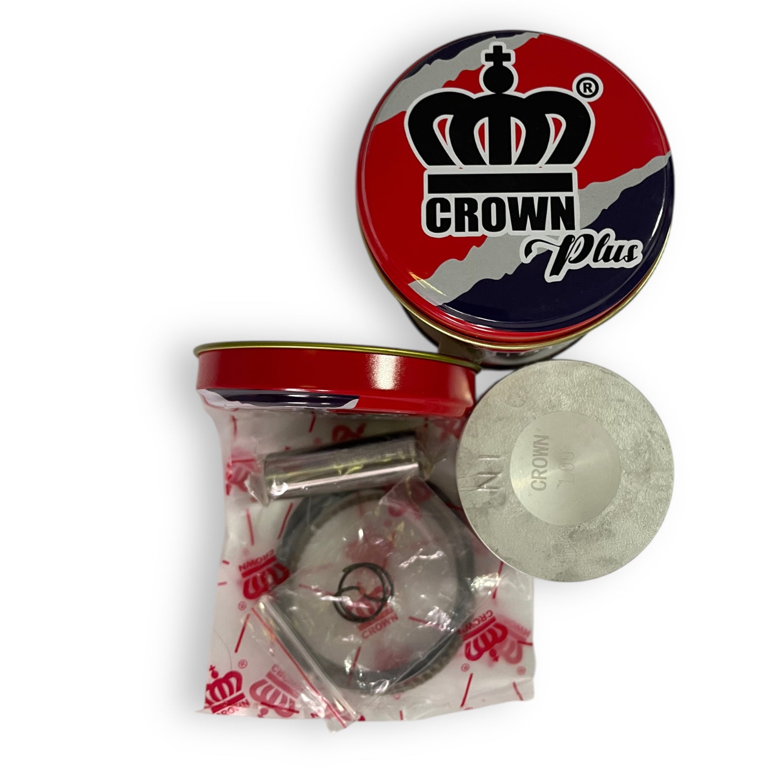 KIT PISTON 1.00 "CROWN" "TIPO ORIGINAL" AKT-110S/ACTIVE-110/UNIK-110