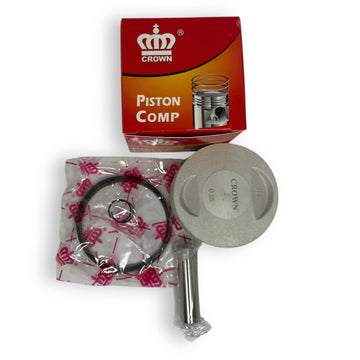 KIT PISTON 0.25 "CROWN" "TIPO ORIGINAL" AKT-150TTR/NE/EVO R3 (PASADOR 13MM)