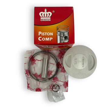 KIT PISTON 0.75 "CROWN" "TIPO ORIGINAL" AKT-150TTR/NE/EVO R3 (PASADOR 13MM)