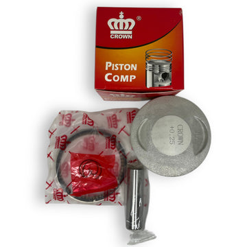 KIT PISTON 0.25 "CROWN" "TIPO ORIGINAL" AKT-150/TT (MODELO VIEJO) (PASADOR 15MM)