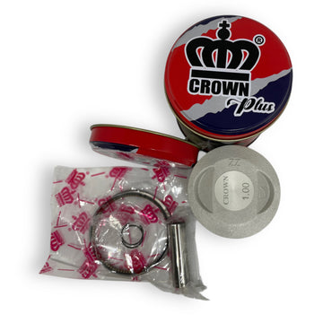KIT PISTON 1.00 "CROWN" "TIPO ORIGINAL"(CAJA METALICA) BOXER CT 100 TEC/ BOXER CT S1D/ BOXER TRICOLOR CT100/ PLATINO 100 SPORT/ BOXER BM100 CLASSIC