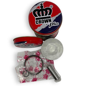 KIT PISTON 0.50 "CROWN" "TIPO ORIGINAL" ECO DELUXE/SPLENDOR NXG/WAVE100/CD100