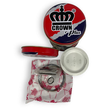 KIT PISTON 0.25 "CROWN" "TIPO ORIGINAL"(CAJA METALICA) CB-1/CB-125F