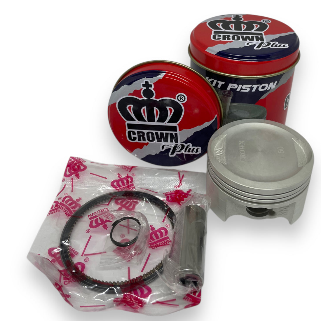 KIT PISTON 0.50 "CROWN" "TIPO ORIGINAL" CB-160F