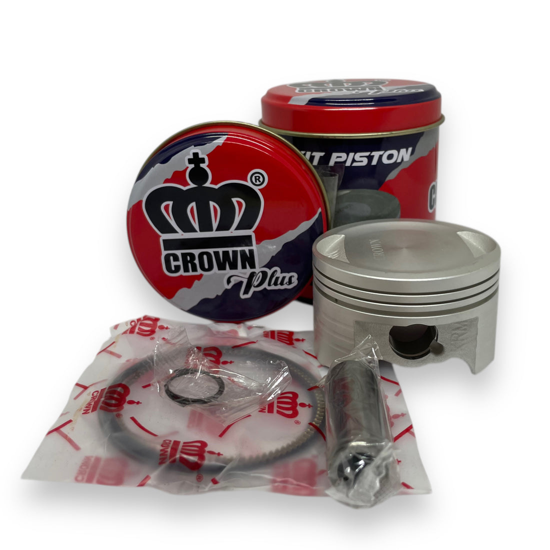 KIT PISTON 0.25 "CROWN" "TIPO ORIGINAL" (CAJA METALICA) CBF-150/INVICTA/XR-150L/MRX-150