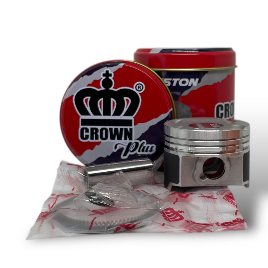 KIT PISTON 0.75 "CROWN" "TIPO ORIGINAL" DISCOVER-100M/DISCOVER-110 
(4 VALVULAS)
