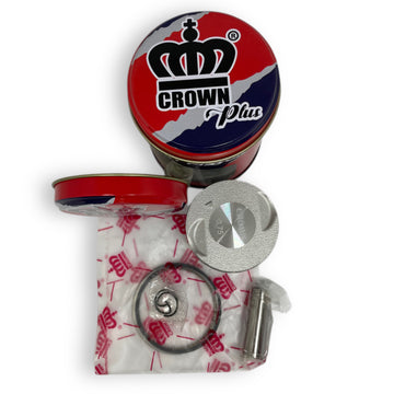 KIT PISTON 0.75 "CROWN" "TIPO ORIGINAL" DISCOVER-100S/BOXER-BM100 (STARTER)(2 VALVULAS)