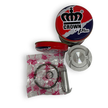 KIT PISTON 0.25 (4 VALVULAS) "CROWN" "TIPO ORIGINAL" (CAJA METALICA) DISCOVER-125 ST(4 VALVULAS)