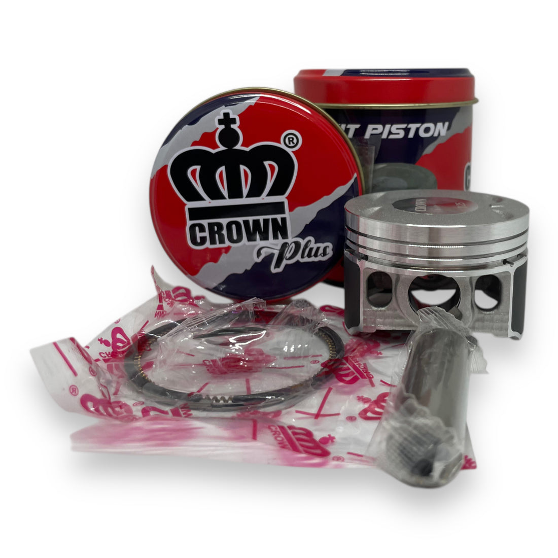 KIT PISTON 0.25 "CROWN" "TIPO ORIGINAL" PULSAR-135