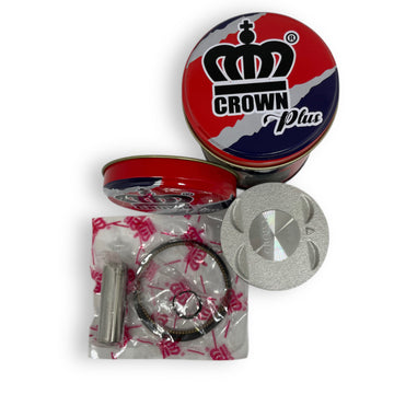 KIT PISTON 0.50 "CROWN" "TIPO ORIGINAL"(CAJA METALICA) PULSAR 135