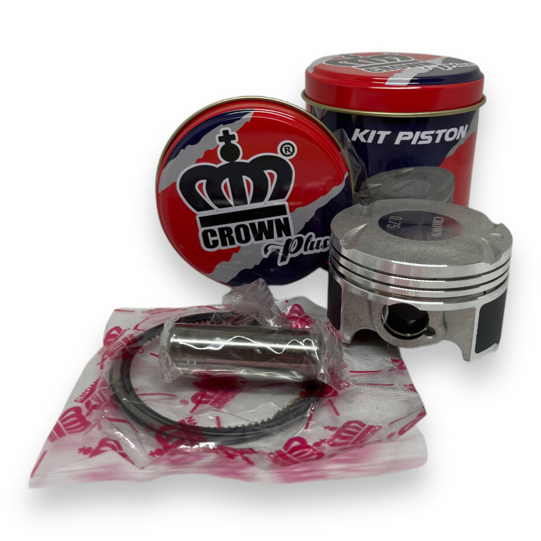 KIT PISTON 0.75 "CROWN" "TIPO ORIGINAL" PULSAR-150NS