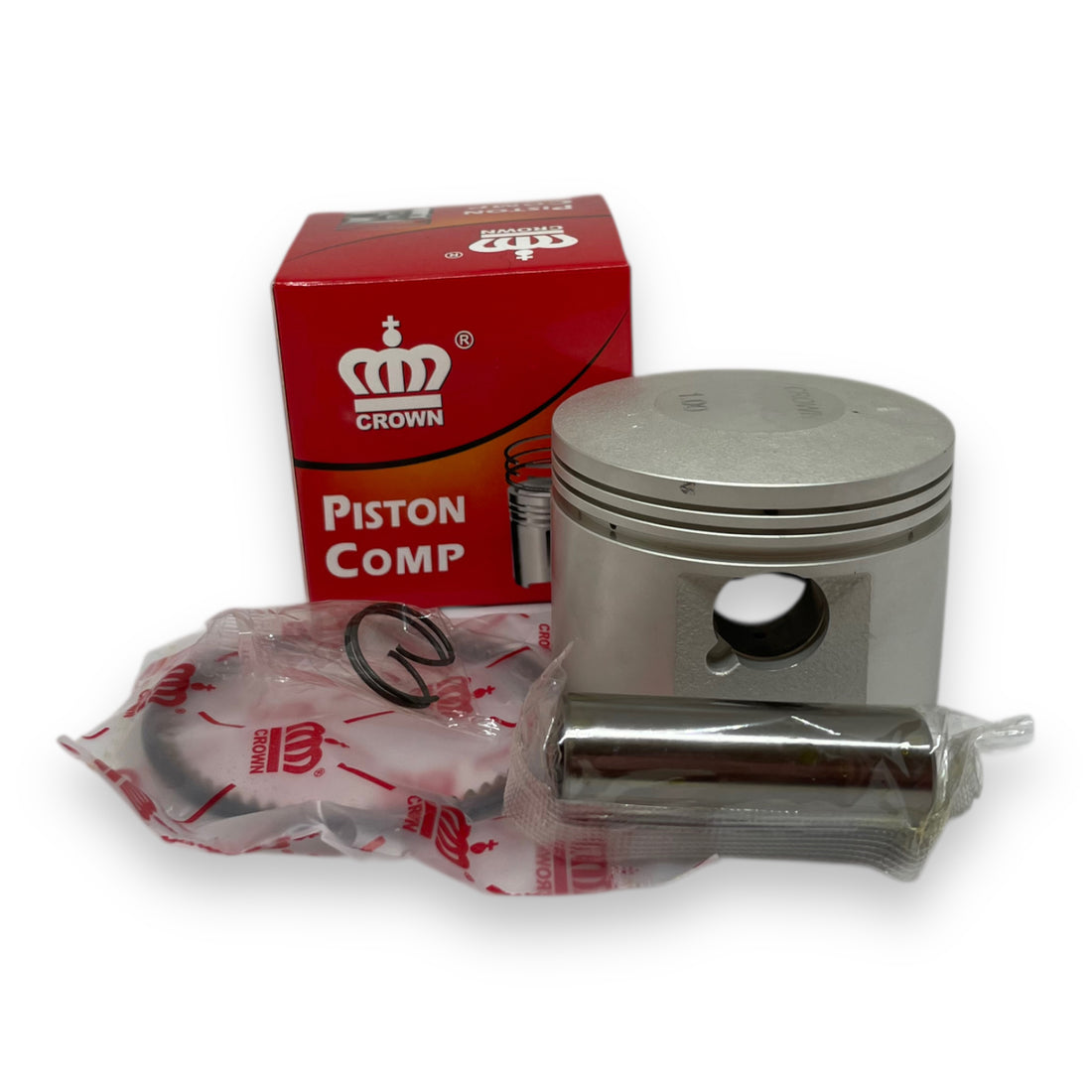 KIT PISTON 1.00 "CROWN" "TIPO ORIGINAL" PULSAR 180