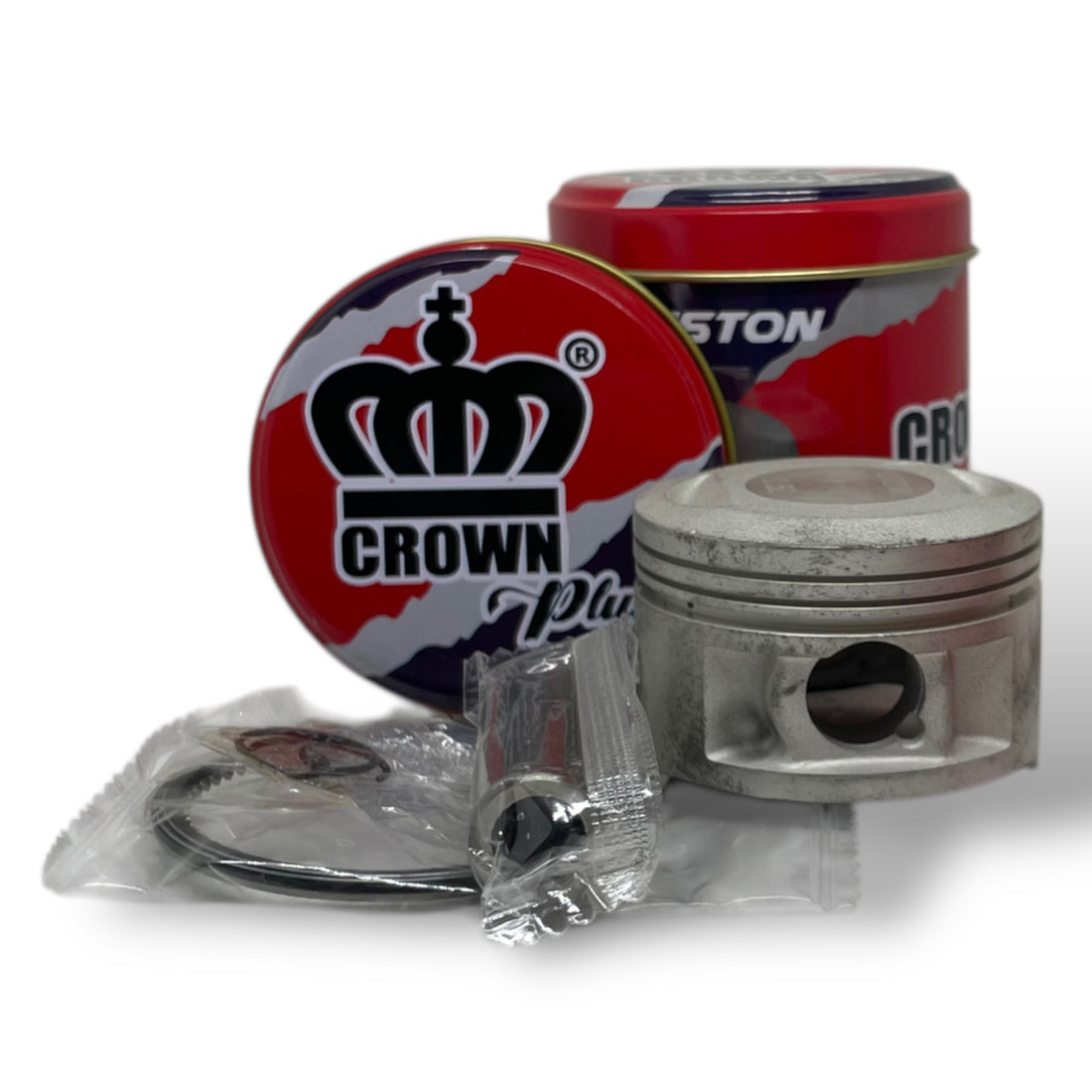 KIT PISTON 0.50 "CROWN" "TIPO ORIGINAL" YBR-125/XTZ-125/LIBERO-125