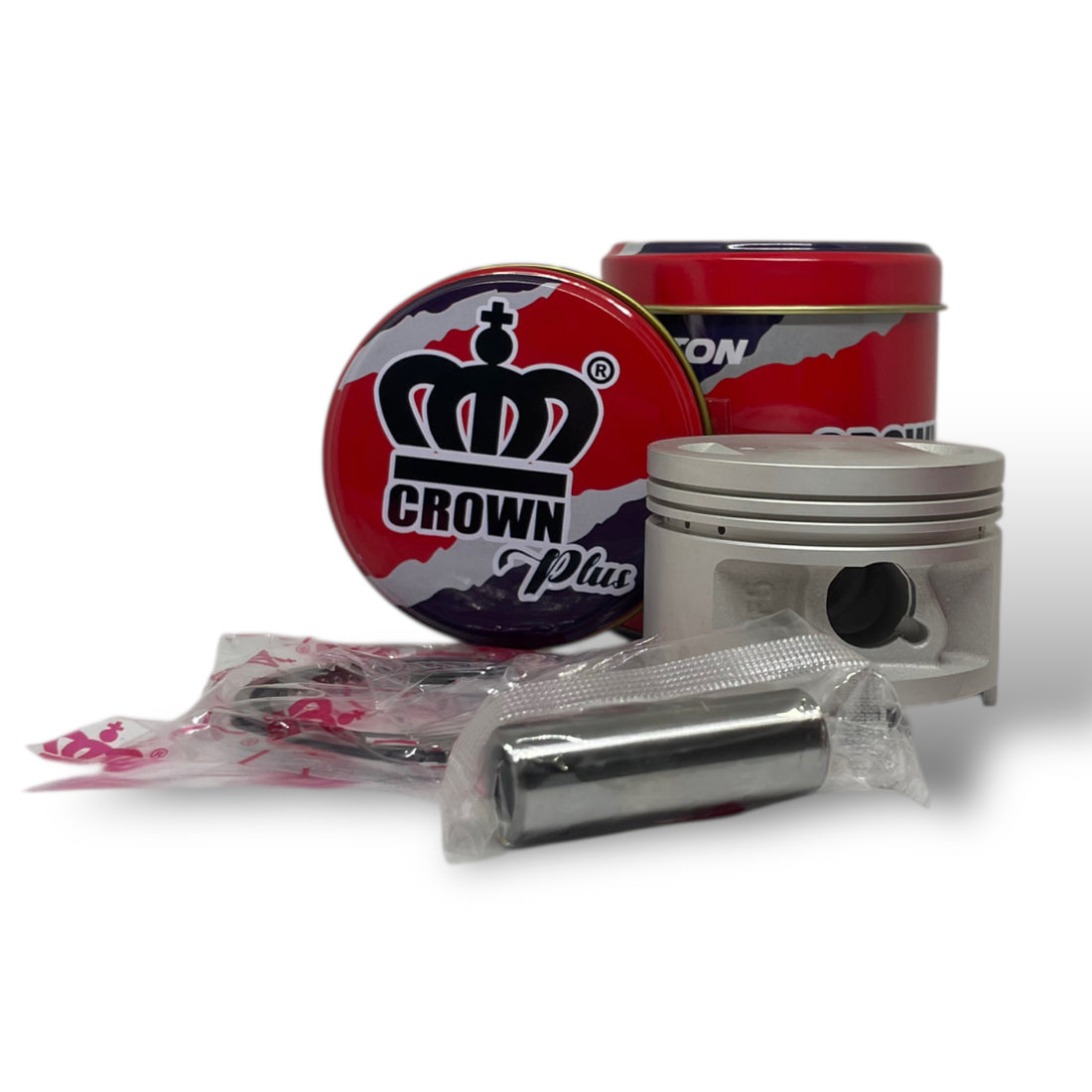 KIT PISTON 0.75 "CROWN" "TIPO ORIGINAL" GN-125H/GS-125