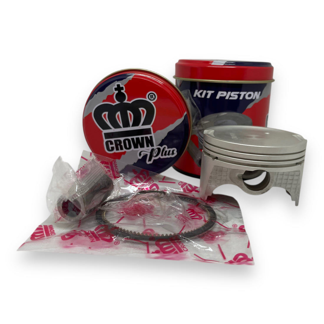 KIT PISTON 0.50 "CROWN" "TIPO ORIGINAL" GIXXER-150