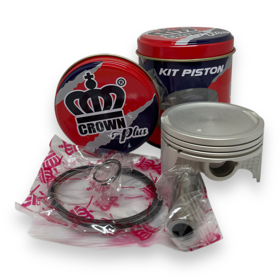 KIT PISTON 0.75 "CROWN" "TIPO ORIGINAL" GIXXER-150