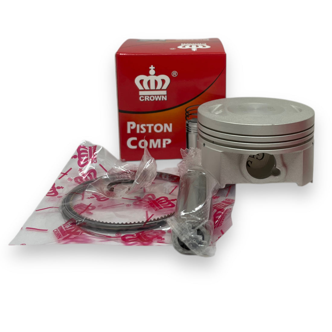 KIT PISTON 0.50 "CROWN" "TIPO ORIGINAL" RTR-180 APACHE 2V