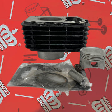 KIT CILINDRO (COLOR NEGRO) "CROWN" CBF-125/XR125 DE CADENILLA/CB-125 POWER SPORT/MRX-125