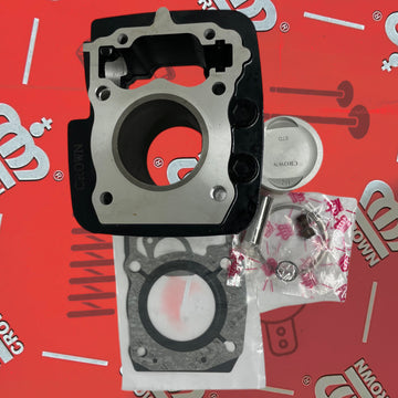 KIT CILINDRO (COLOR NEGRO) "CROWN" CBF-150/INVICTA/XR-150L/MRX-150