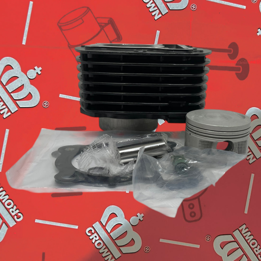 KIT CILINDRO (COLOR NEGRO) "CROWN" FZ-16/SZR-160