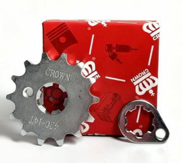 PIÑON SALIDA CON CHAVETA 14T CRYPTON-115 Fi "CROWN"